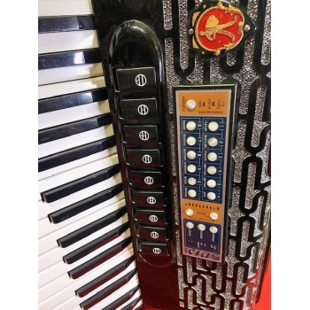 USATO - Paolo Soprani mod. Professionale 41/120/4°/5° LMMM acustica e midi "CIAO" con suoni interni, col. BLACK - Nero