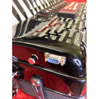 USATO - Paolo Soprani mod. Professionale 41/120/4°/5° LMMM acustica e midi "CIAO" con suoni interni, col. BLACK - Nero