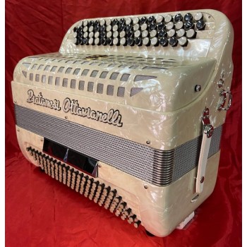 USED - Piatanesi Ottavianelli 68/120/4°, 4 row of buttons, C griff, LMM, col. WHITE - Bianco