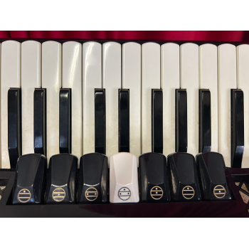 USATO - Scandalli mod. 137, 41/120/3°/5° LMM, col. BLACK - Nero