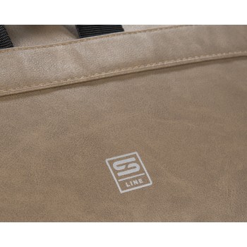 Borsa-Zaino imbottita, mod. 2000S per fisarmonica in eco-pelle, col. Marrone - Brown
