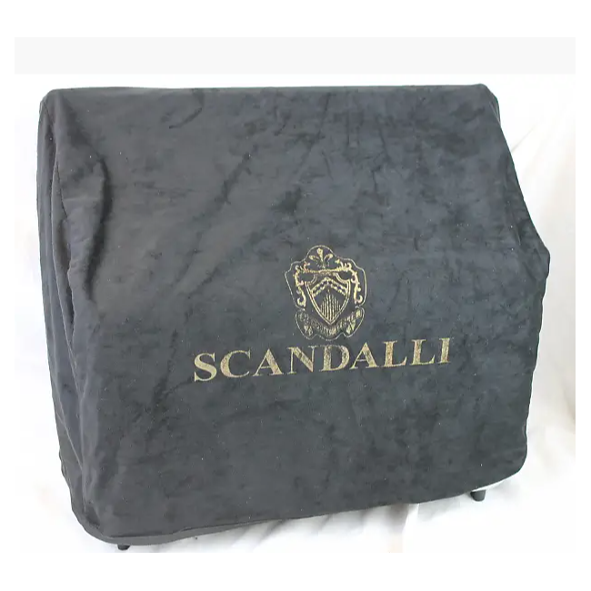Scandalli, dust-bag in velluto anti-polvere con...