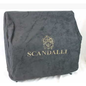 Scandalli, dust-bag in velluto anti-polvere con logo
