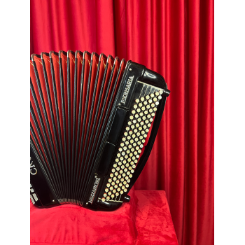 USED - Crucianelli made by Nazzareno Piermaria mod. Bottoni C GRIFF 3/5, LMM musette, col. BLACK - Nero