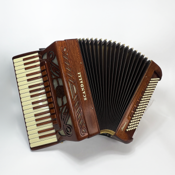 Scandalli mod. Intense 37, 37/120/4°- 5°,LMMH, col. Mahogany