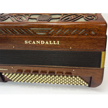 Scandalli mod. Intense 37, 37/120/4°- 5°,LMMH, col. Mahogany