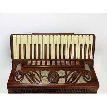 Scandalli mod. Intense 37, 37/120/4°- 5°,LMMH, col. Mahogany