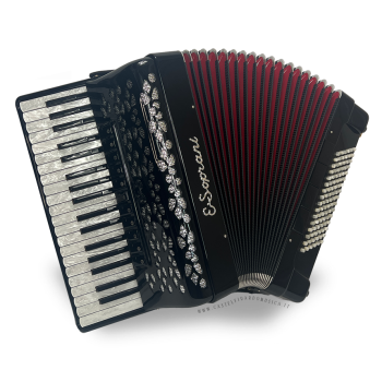 Elena Soprani, mod. 964KC, 37/96/4°, LMMM musette, col. BLACK - Nero