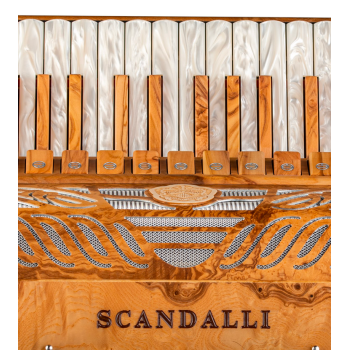 Scandalli mod. Tierra 34, 34/96/4°- 4°,LMMH, col. legno OLIVE - Olive wood