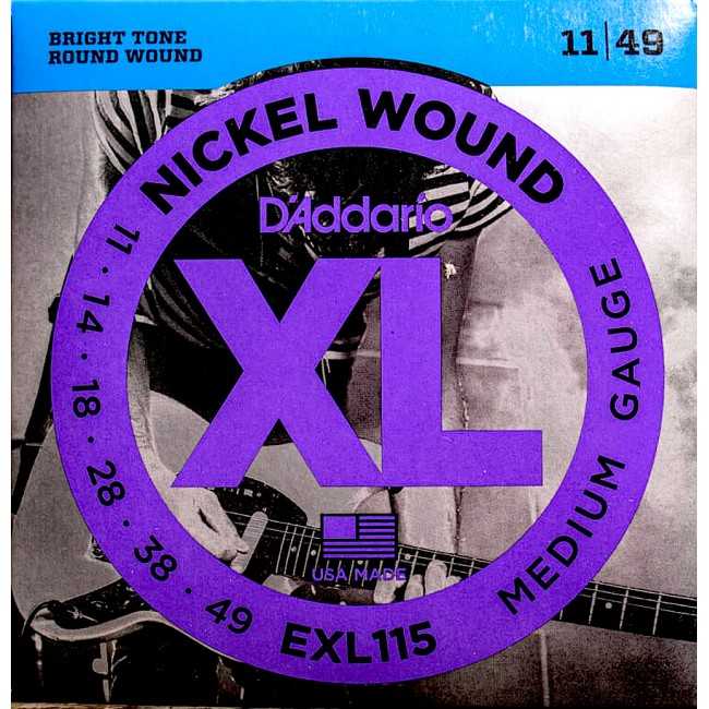 D'ADDARIO XL NICKEL WOUND EXL115