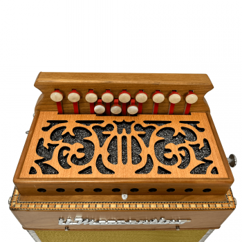 Il Mazzantino mod. Studio 12 notes, 2 basses, 3 reeds, Tuning G (SOL), Wood