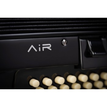 Scandalli mod. AIR IV CT 45/120/4°- 5°, LMMH, (B Griff), col. BLACK - Nero