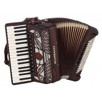 Scandalli mod. Tierra 34, 34/96/4°- 4°, LMMH, Ziricote