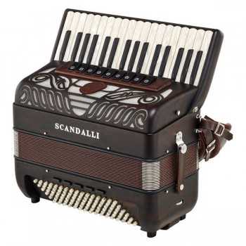 Scandalli mod. Tierra 34, 34/96/4°- 4°, LMMH, Ziricote