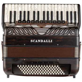 Scandalli mod. Tierra 34, 34/96/4°- 4°, LMMH, Ziricote