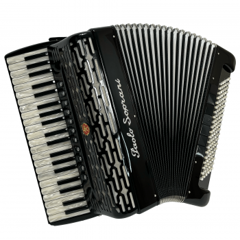 Paolo Soprani mod. Professionale 41/120/4°- 5° LMMM, col. BLACK - Nero