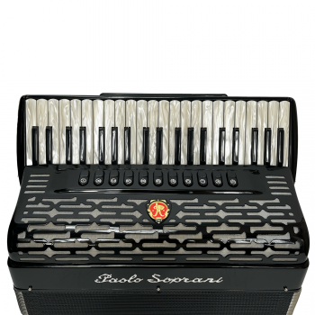 Paolo Soprani mod. Professionale 41/120/4°- 5° LMMM, col. BLACK - Nero