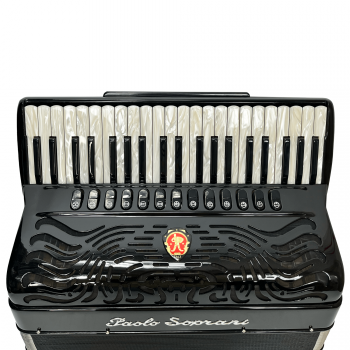 Paolo Soprani mod. Super Paolo 41/120/4°- 5° LMMM, col. BLACK - Nero