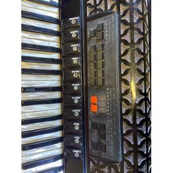 USATO - Dino Baffetti mod. Pro 41/120/4/5 LMMM musette, Midi con sensori L/R Master col. Nero