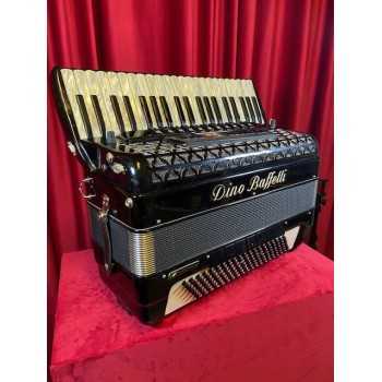 USATO - Dino Baffetti mod. Pro 41/120/4/5 LMMM musette, Midi con sensori L/R Master col. Nero