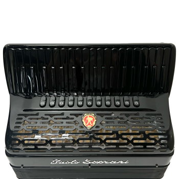 Paolo Soprani mod. Professionale 37/96/4°- 4° LMMM, col. TOTAL BLACK - Nero