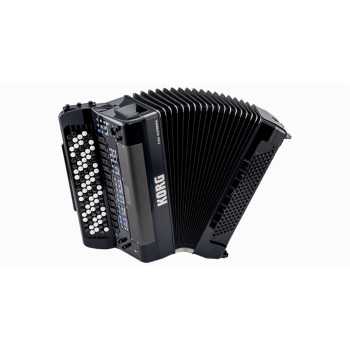 KORG Fisarmonica digitale a bottoni FISA SUPREMA BUTTON MBK, B griff e C griff intercambiabili