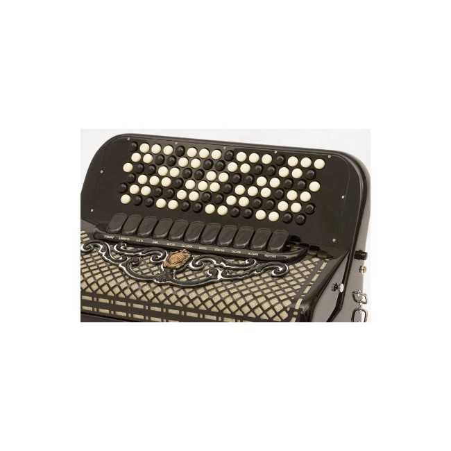 Scandalli mod. CROMO VI BALKAN 43(93) 6 Rows of...