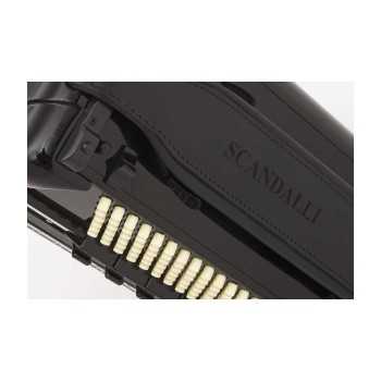 Scandalli mod. CROMO VI BALKAN 43(93) 6 File di Bottoni 140/4°- 5°, LMMH , col. BLACK - Nero