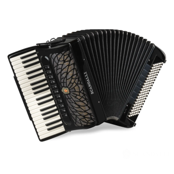 Scandalli mod. AIR III T. 37/120/4°- 5° LMMH, col. BLACK - Nero