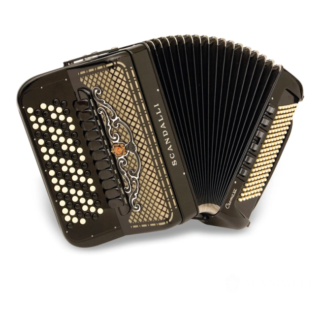 Scandalli mod. CROMO VI BALKAN 43(93) 6 File di...