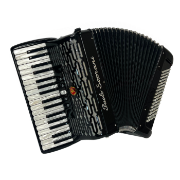 Paolo Soprani mod. Professionale 34/96/3°/4° LMM, col. BLACK - Nero with White master