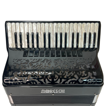 Moreschi mod. Professionale 37/96/4°/4° LMMH, col. BLACK - Nero