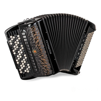 Scandalli Air VI C  45/120/5°-5°LMMH col.Black - Nero