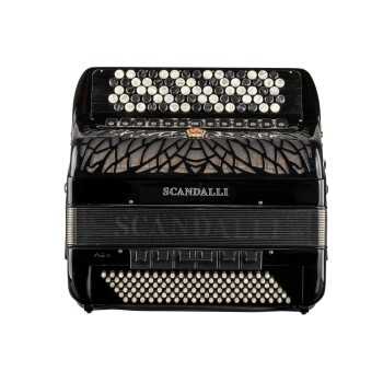 Scandalli Air VI C  45/120/5°-5°LMMH col.Black - Nero