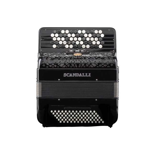 Scandalli mod. C 231 (5 file di bottoni),...