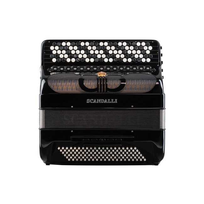 Scandalli mod. Musa Clio 5 file di bottoni,...