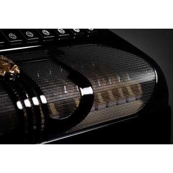 Scandalli mod. Musa Clio 5 file di bottoni, 64(107)/120  4°- 6°, LMMH,col. Black - Nero