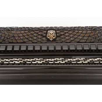 Scandalli mod. Extreme 5 file di bottoni, 64(107)/120  4°- 6°,LMMH, col. Black - Nero