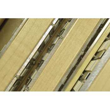 Scandalli mod. Extreme Plus 5 file di bottoni, 64(107)/120/ 4°- 4°,LMMH, col. Black - Nero