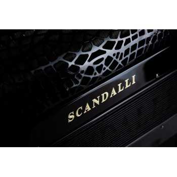 Scandalli mod. Extreme Diva (conservatory) 47/120/ 4°- 4° Free Bass,LMMH col. BLACK - Nero