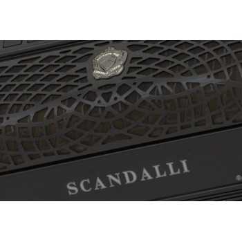 Scandalli mod. Extreme Plus (conservatorio) 47/120/4°- 4 ° Free Bass,LMMH col. BLACK - Nero