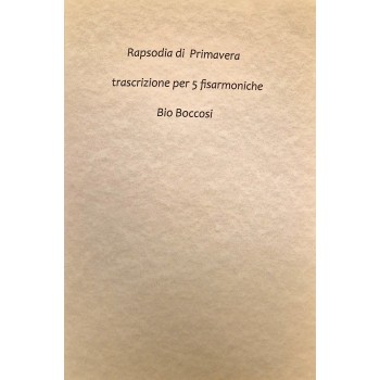 Rapsodia di Primavera