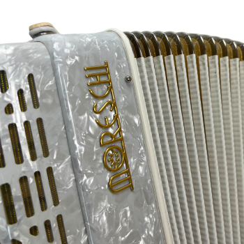 Moreschi, mod. Masterpiece 41/120/4°-5°, double cassotto, LMMH, col. Bianco - White perlato