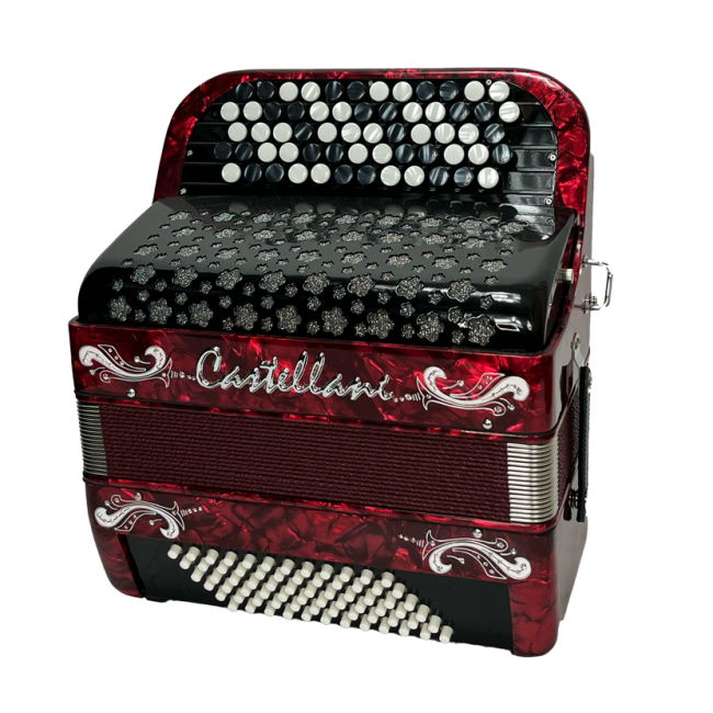 Castellani mod. Studio, 72/2°, 5 file di...