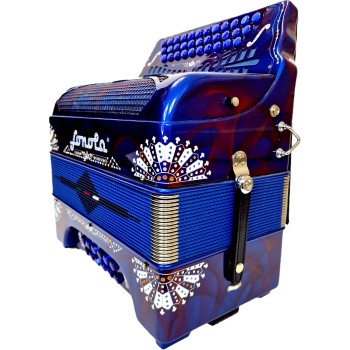 USATO - Sonola (33/12 4/5 voci) MMMM tonalità Fa/Sib/Mib (F/Bb/Eb), Blu con deco