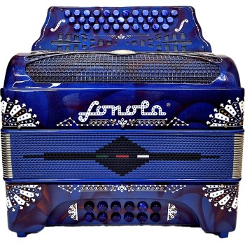 USATO - Sonola (33/12 4/5 voci) MMMM tonalità Fa/Sib/Mib (F/Bb/Eb), Blu con deco