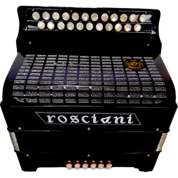 USED - Rosciani mod. Trikitixa (23/12 2 reeds) Black