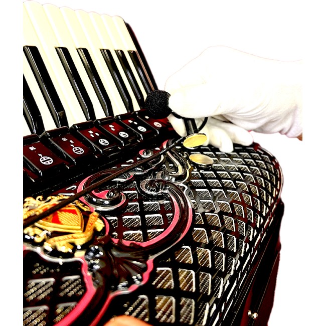 Kit of microphones magnetised for accordion...