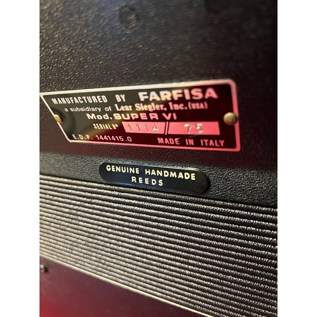 USED - Scandalli mod. Super VI, 2 voices in...