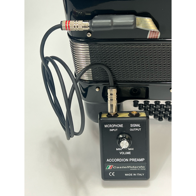 Microfono interno anti-larsen per fisarmonica...